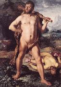 GOLTZIUS, Hendrick Hercules and Cacus dg Spain oil painting reproduction
